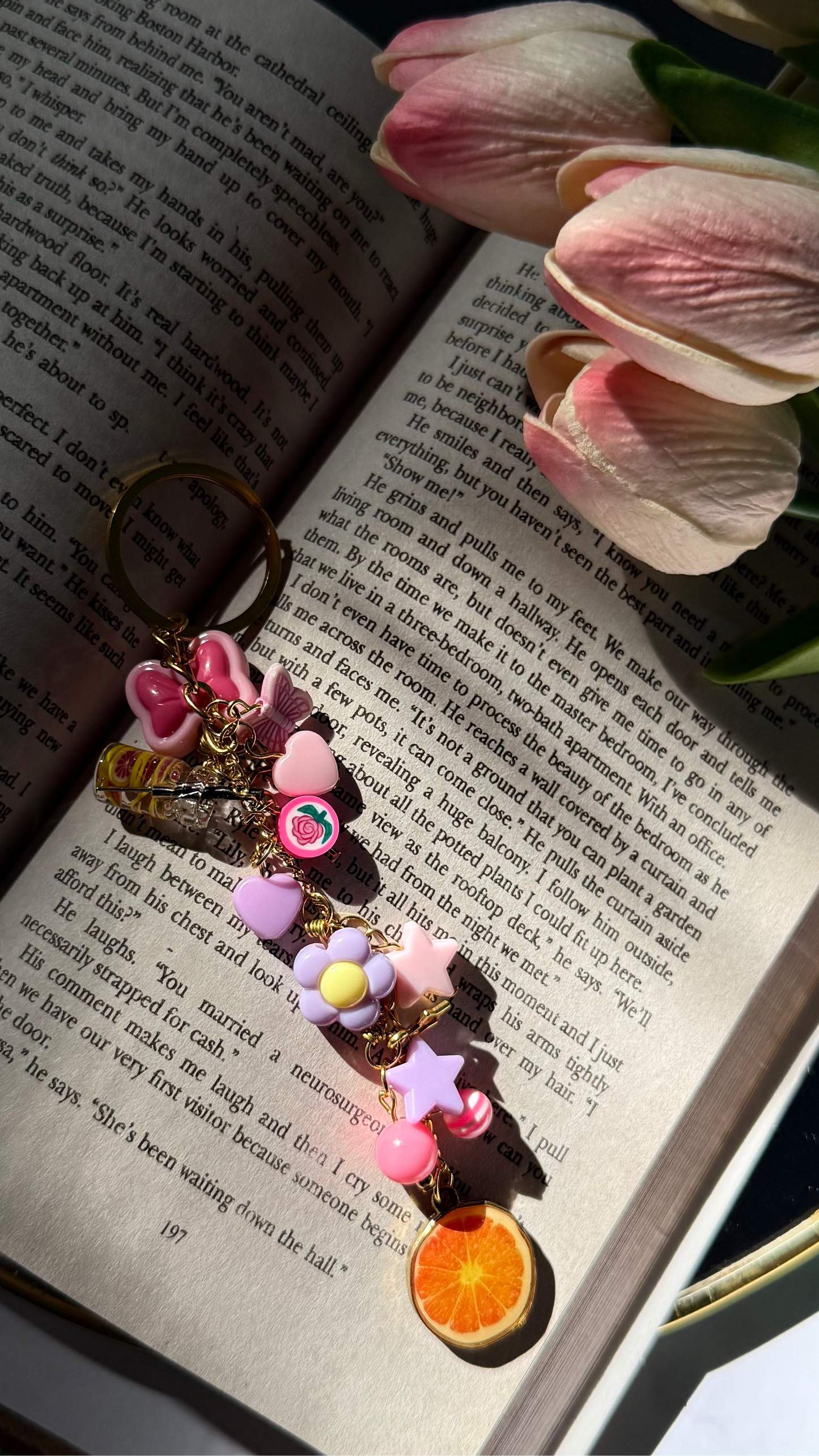 Beaded keychain