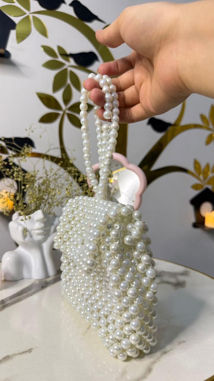 Pearl Grace Mini Beaded Handbag