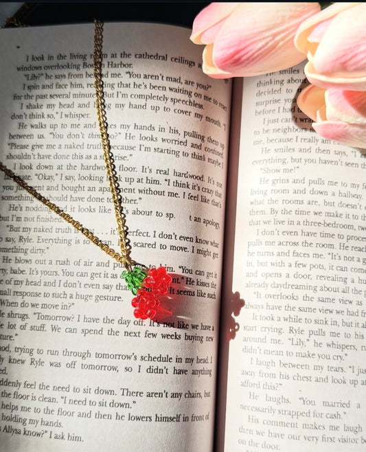 Cherry necklace