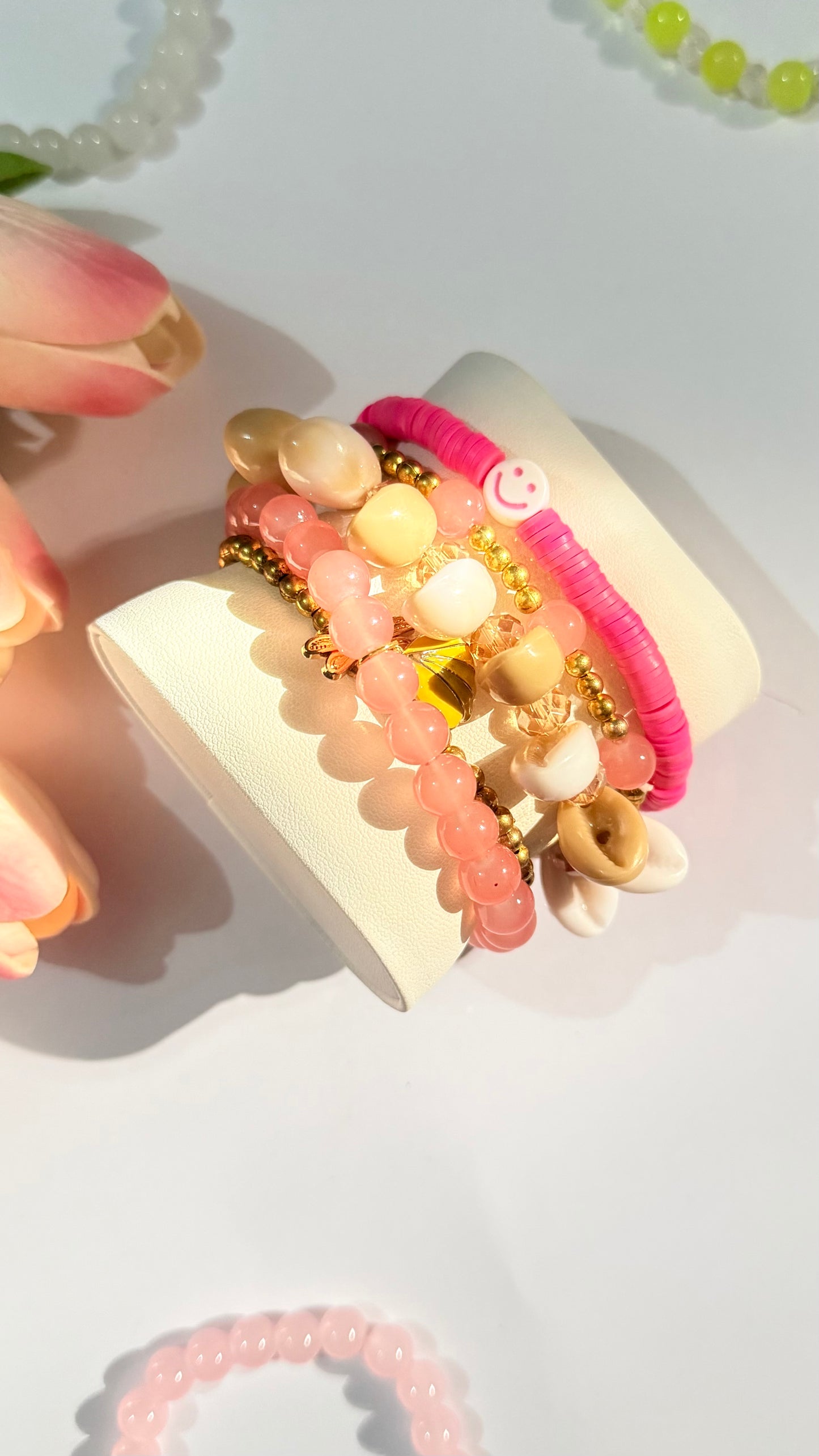 5 beaded bracelet set