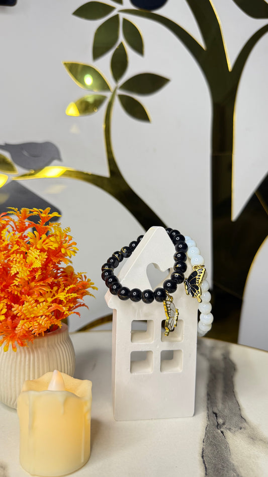 Butterfly besties bracelet set