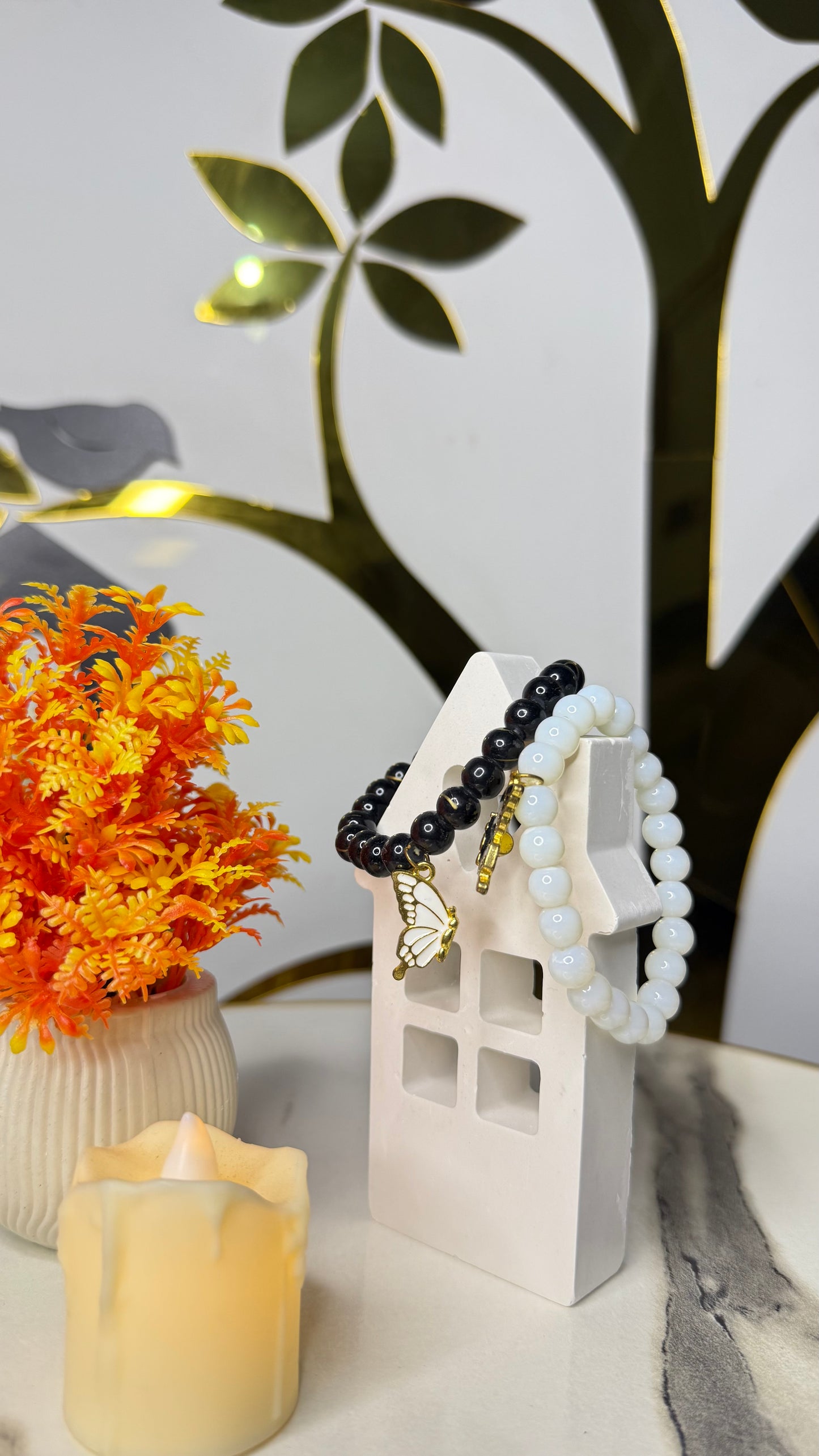 Butterfly besties bracelet set