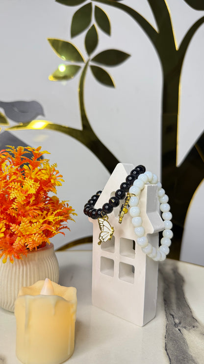 Butterfly besties bracelet set