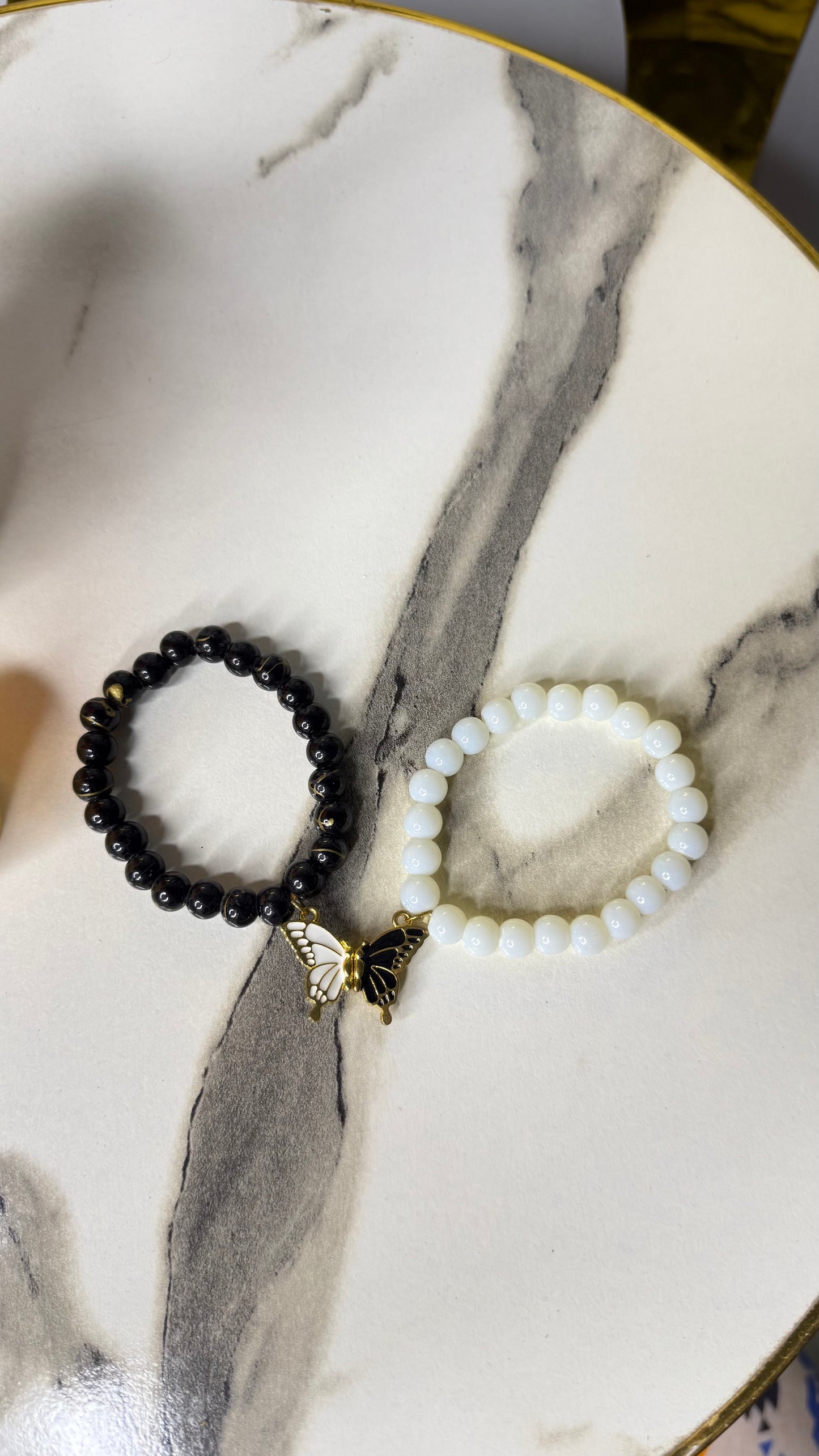 Butterfly besties bracelet set