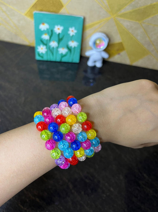 Multi color beads bracelet each 400