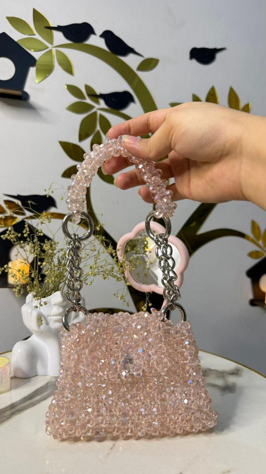 Crystal  Mini beads Handbag