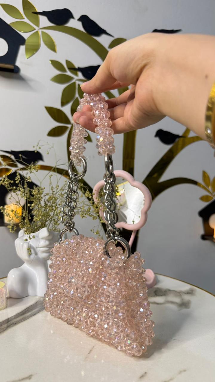 Crystal  Mini beads Handbag